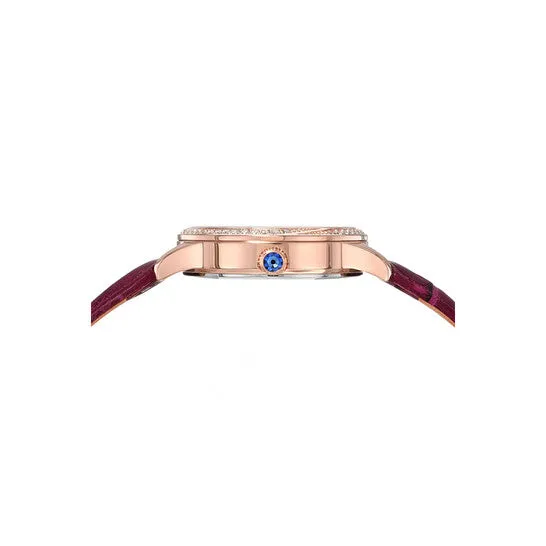 Watches JMS always Original Porsamo Bleu Ruby Quartz Purple Dial Ladies Watch 1141ERUL