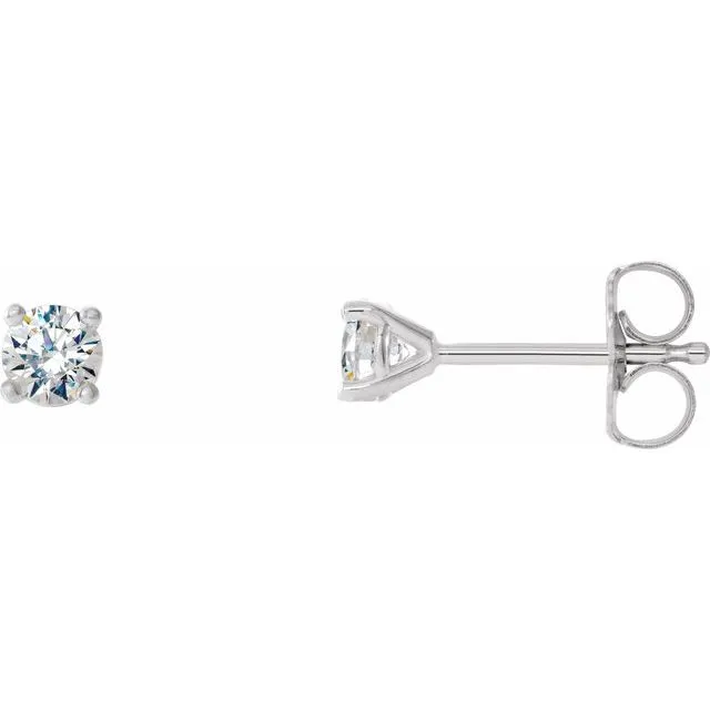 14K White 14 CTW Diamond 4Prong CocktailStyle Earrings TreasureFineJewelers Earrings 14K White 14 CTW Diamond 4Prong CocktailStyle Earrings TreasureFineJewelers Earrings