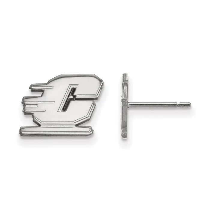 Earrings 10K White Gold Central Michigan University XS Post Earrings TreasureFineJewelers Earrings 10K White Gold Central Michigan University XS Post Earrings TreasureFineJewelers