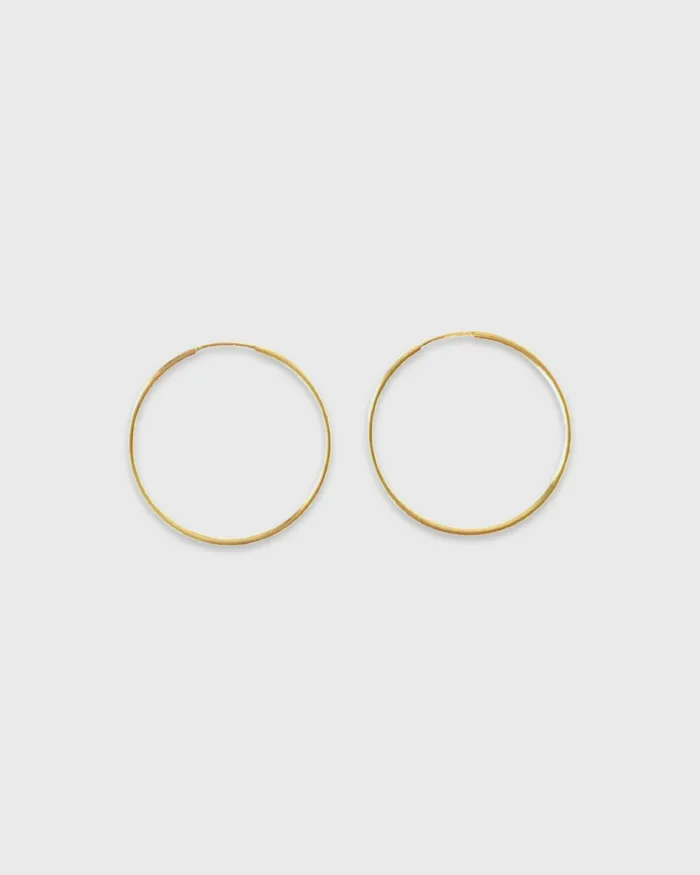 Earrings ERIJEWELRY Infinity Hoop Earrings 27mm