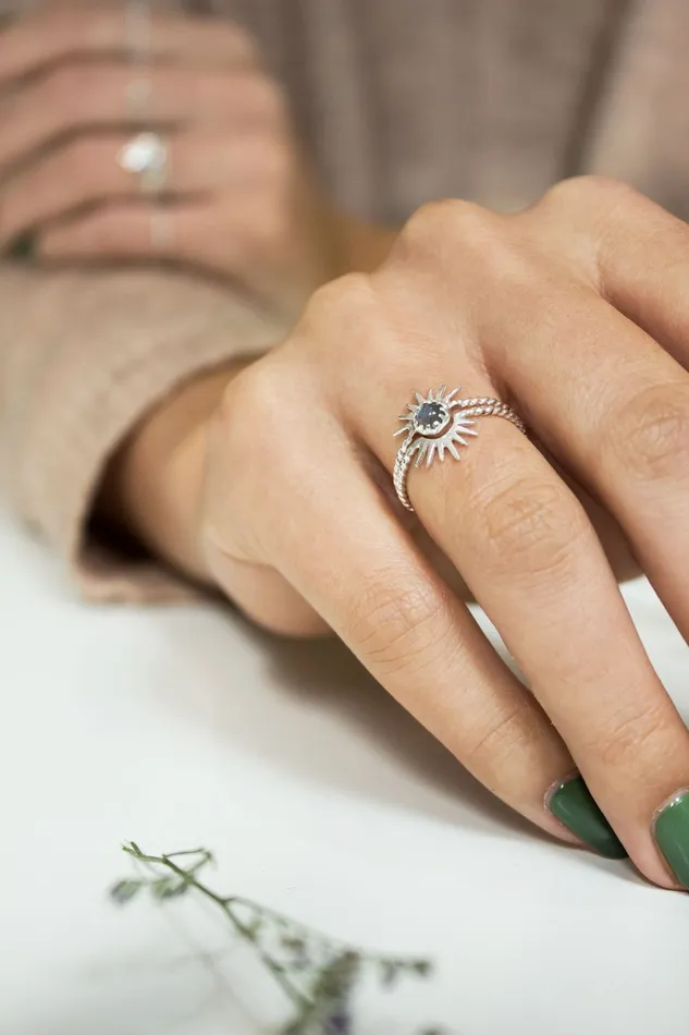 WellDunn Rings Nazar Silver Ring