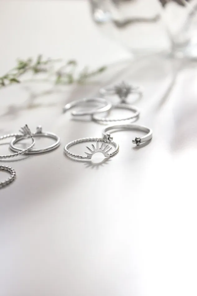 WellDunn Rings Nazar Silver Ring