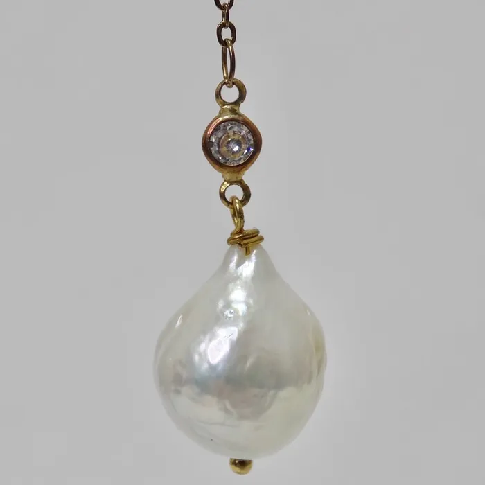 Vintage by Misty Earrings Freshwater Pearl Drop Earrings