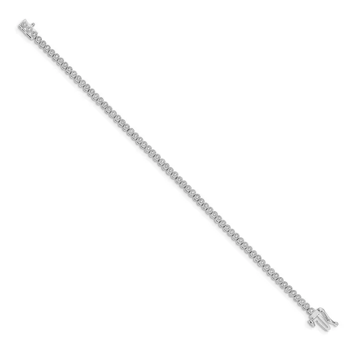 WB Choice Jewelry Bracelets 14k White Gold Diamond Tennis BraceletWBCBM4648050WA WB Choice Jewelry Bracelets 14k White Gold Diamond Tennis BraceletWBCBM4648050WA