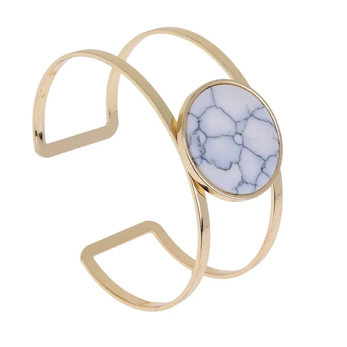 Bracelet Manchette Double Layer Open Cuff Bracelets for Women sparklingselections Bracelets