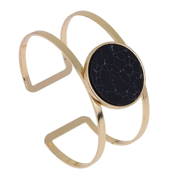 Bracelet Manchette Double Layer Open Cuff Bracelets for Women sparklingselections Bracelets