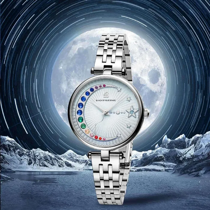 BLACK BY BLUE BRAVE Watches Crescent Moon Watch