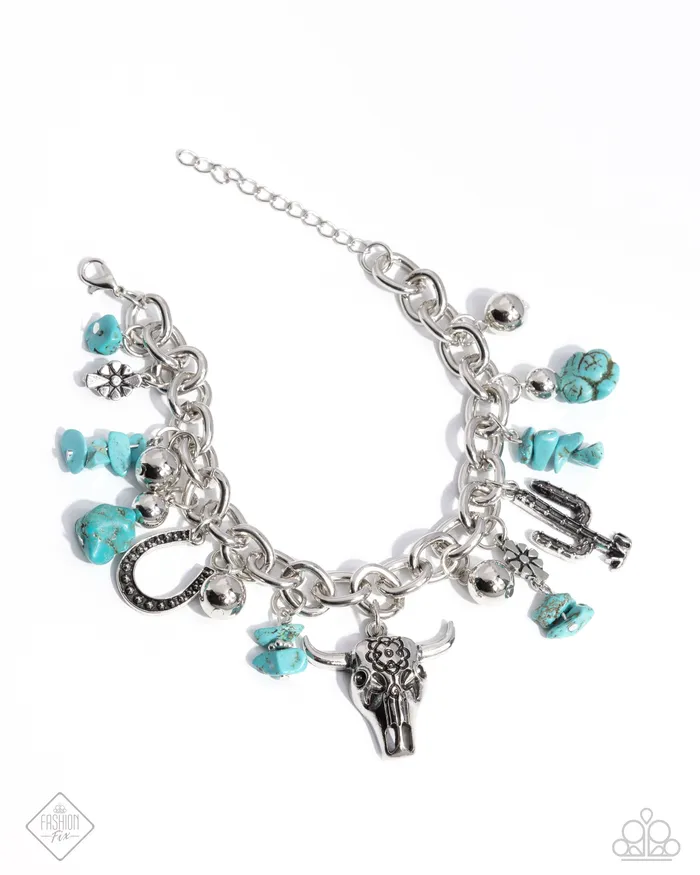 Bracelets Paparazzi Accessories Wild West Wardrobe Blue Bracelet Jewelry by Bretta