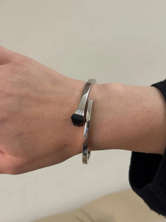 Gucci Chiodo Diamond Onyx Gold Nail Bracelet Gucci Bracelets