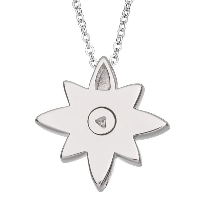 Necklaces EverWith Selffill Star Flower Memorial Ashes Pendant EverWith