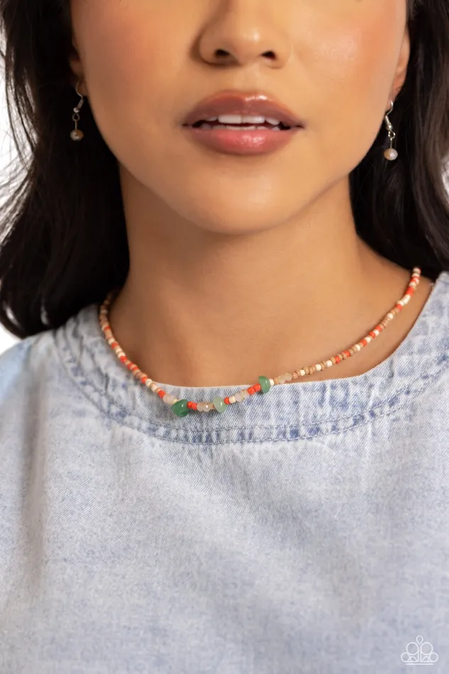 Paparazzi Accessories Naturally Notorious Green Necklace Jewelry by Bretta Necklaces Paparazzi Accessories Naturally Notorious Green Necklace Jewelry by Bretta Necklaces