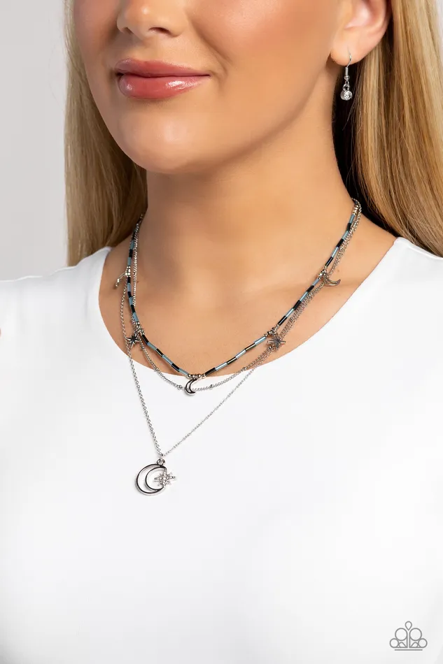 Paparazzi Accessories Necklaces Constant as the Stars Blue Necklace Jewelry by Bretta Paparazzi Accessories Necklaces Constant as the Stars Blue Necklace Jewelry by Bretta