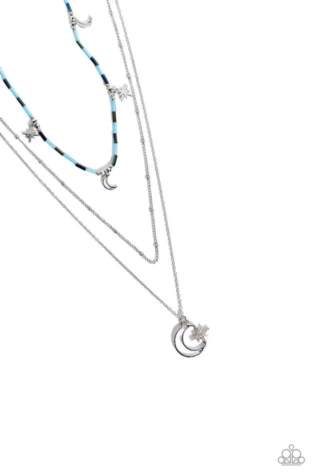 Paparazzi Accessories Necklaces Constant as the Stars Blue Necklace Jewelry by Bretta