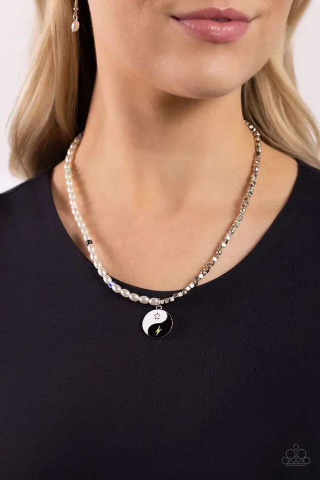 Youthful Yin and Yang Black Necklace Jewelry by Bretta Paparazzi Accessories Necklaces Youthful Yin and Yang Black Necklace Jewelry by Bretta Paparazzi Accessories Necklaces