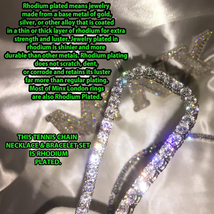 Bracelets ML Tennis Necklace Tennis Chain Tennis Bracelet