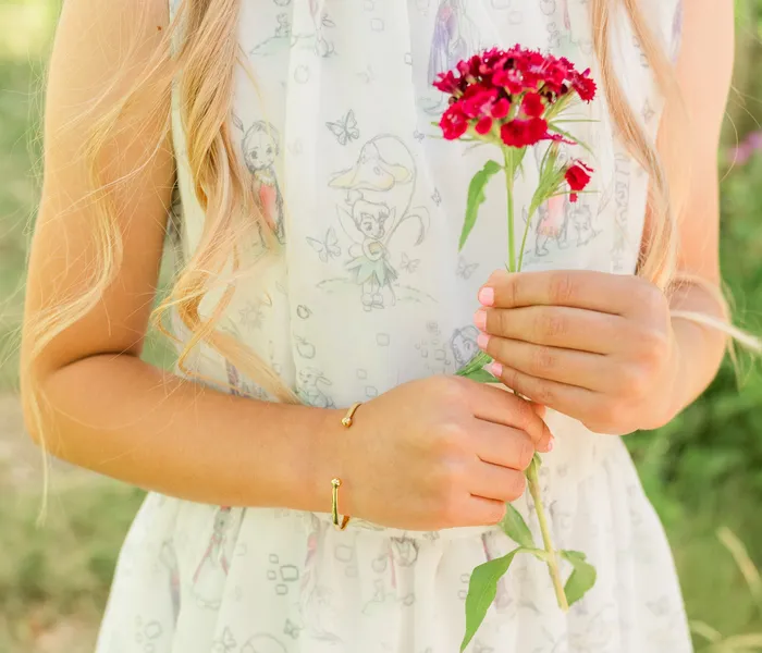 Cherished Moments Bracelets Cuff Gold 14K GoldPlated Cuff Bracelet for Kids