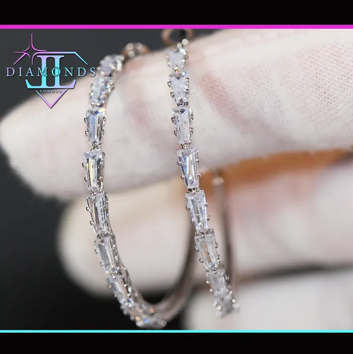 Earrings Lab Diamonds London Diamond Hoop Earrings Hoop Earrings Womens Baguette Diamond Earrings Earrings Lab Diamonds London Diamond Hoop Earrings Hoop Earrings Womens Baguette Diamond Earrings