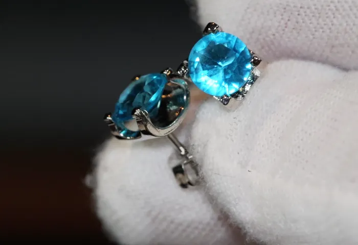 Lab Diamonds London Earrings Blue Diamond Earrings Womens Diamond Earrings