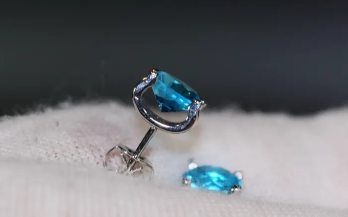 Lab Diamonds London Earrings Blue Diamond Earrings Womens Diamond Earrings