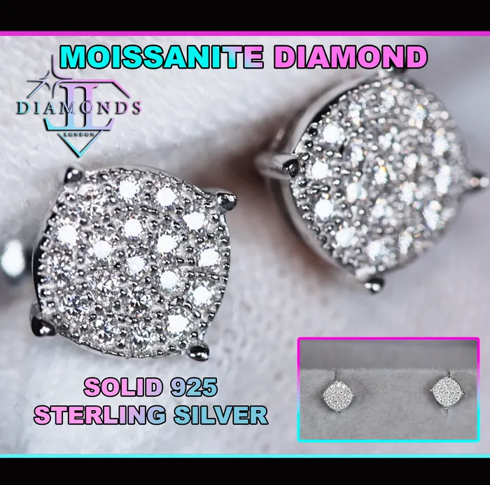 Lab Diamonds London Earrings Womens Moissanite Earrings Mens Lab Grown Diamond Ear Studs Lab Diamonds London Earrings Womens Moissanite Earrings Mens Lab Grown Diamond Ear Studs