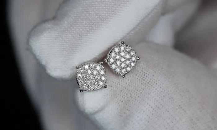 Lab Diamonds London Earrings Womens Moissanite Earrings Mens Lab Grown Diamond Ear Studs