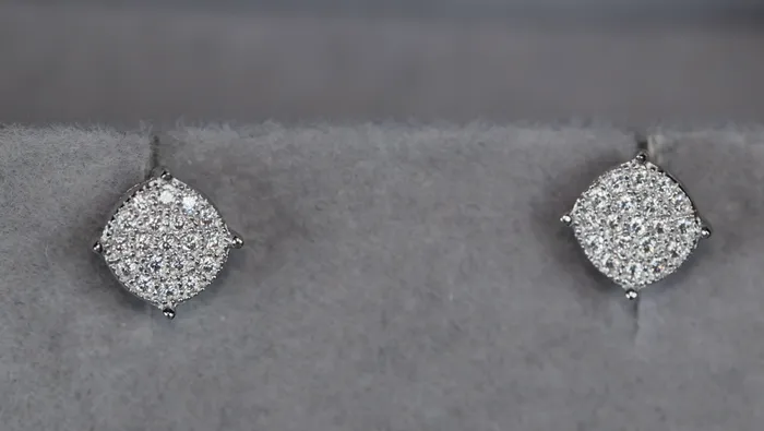 Lab Diamonds London Earrings Womens Moissanite Earrings Mens Lab Grown Diamond Ear Studs