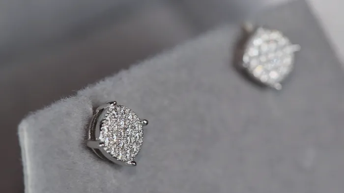 Lab Diamonds London Earrings Womens Moissanite Earrings Mens Lab Grown Diamond Ear Studs