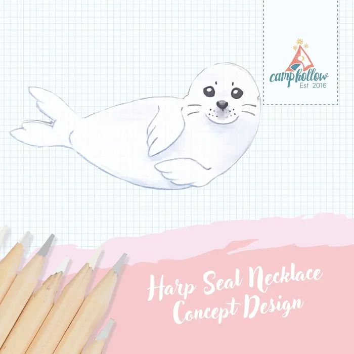 Necklaces Camp Hollow Harp Seal Necklace