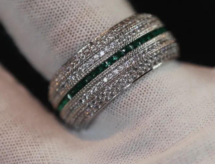 Rings Lab Diamonds London Green Diamond Ring Iced Out Ring Mens Engagement Ring Mens Wedding Ring Mens Diamond Ring Womens Pav Diamond Ring Hip Hop Ring