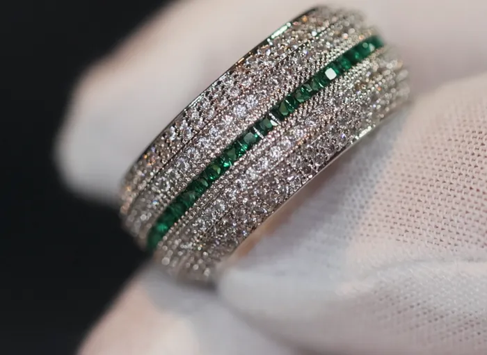 Rings Lab Diamonds London Green Diamond Ring Iced Out Ring Mens Engagement Ring Mens Wedding Ring Mens Diamond Ring Womens Pav Diamond Ring Hip Hop Ring