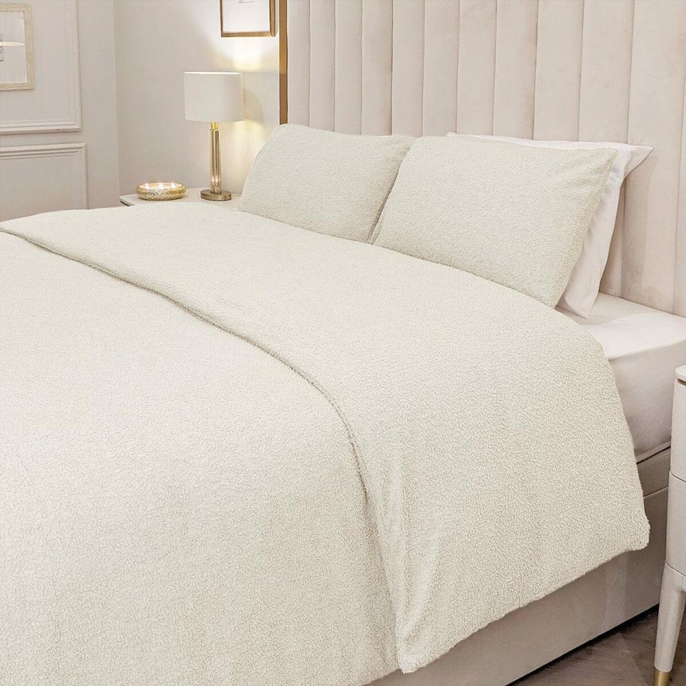 Bedding |   Keoni Cream Boucle Duvet Cover Set Beadspreads & Throws Beadspreads & Throws