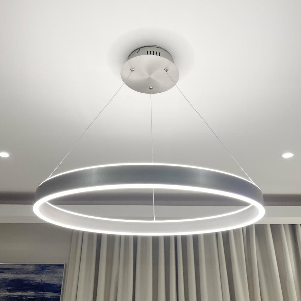 Ceiling Lights |   Aureola Matt Nickel Halo Ceiling Light Ceiling Lights Ceiling Lights