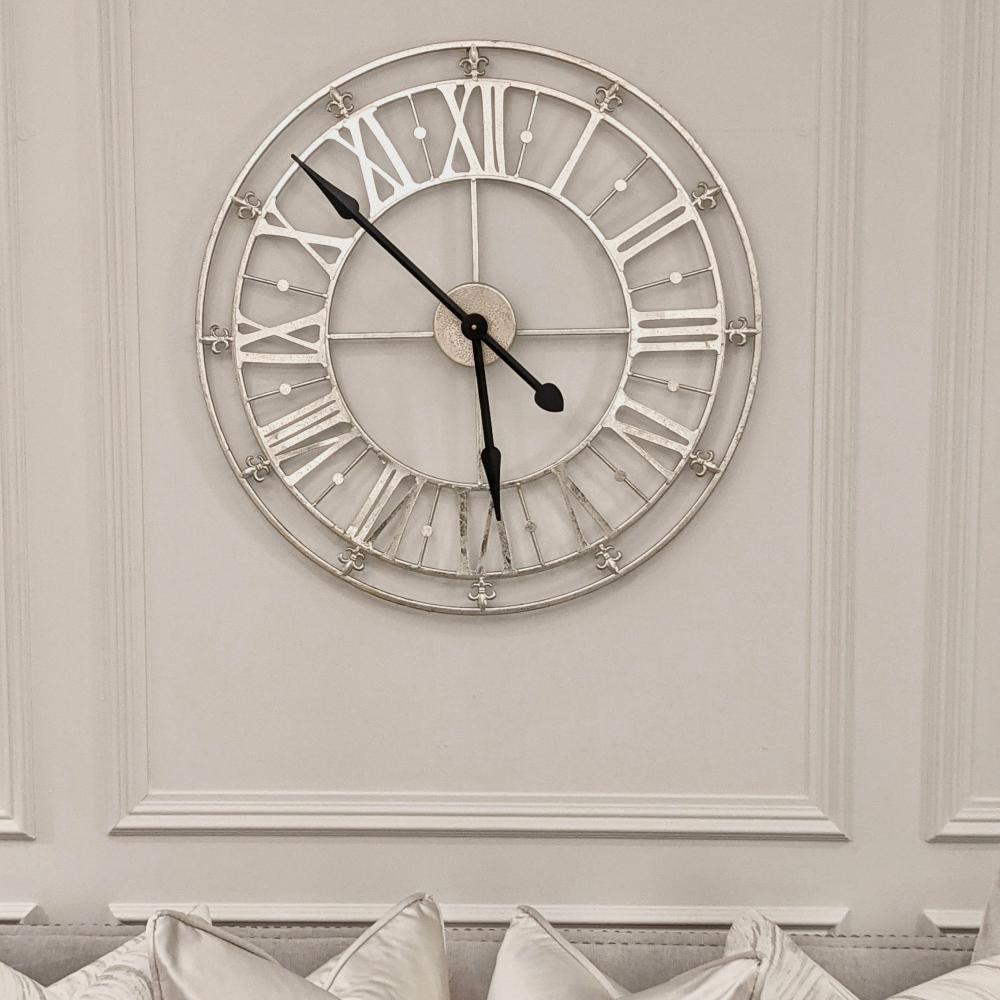 Clocks |   Bosie Champagne Large Wall Clock Accessories Clocks