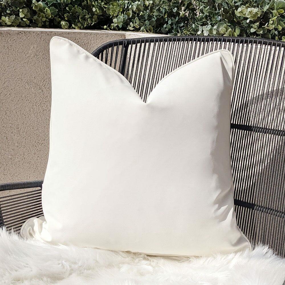 Cushions |   Cream Piped Outdoor Cushion – 43 X 43Cm Bed Accessories Cushions