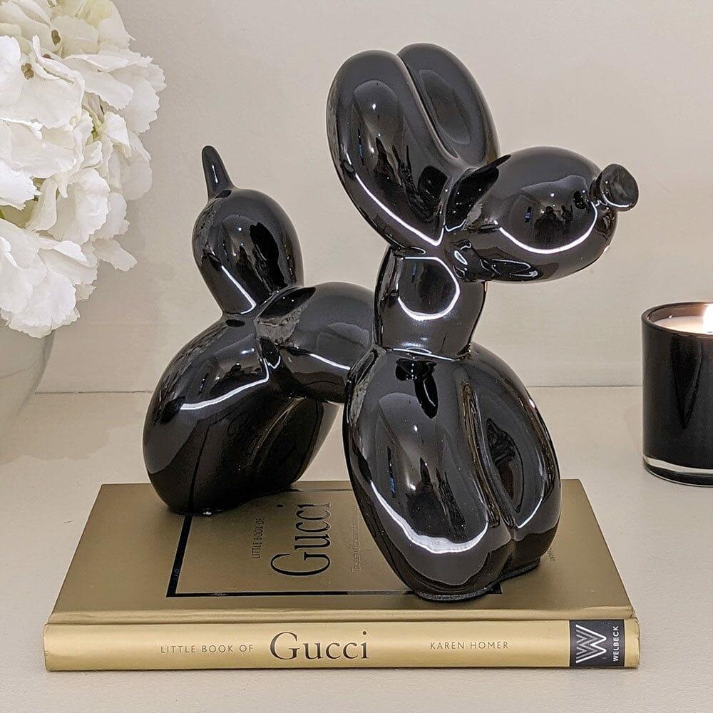 Ornaments |   Patrice Black Standing Balloon Dog Ornament Accessories Ornaments