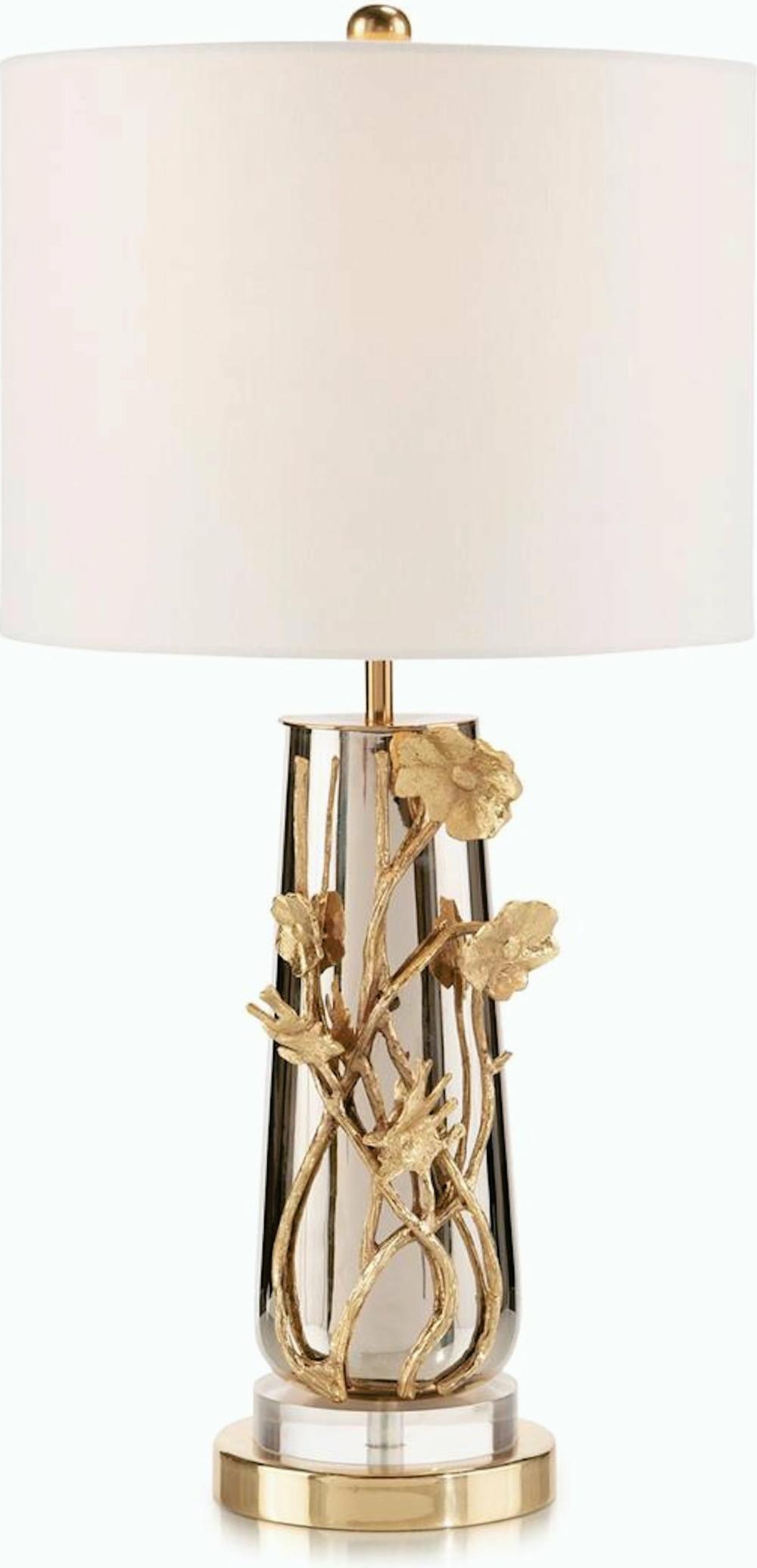 Table Lamps |   Nickel Poppy Table Lamp Lighting Table Lamps